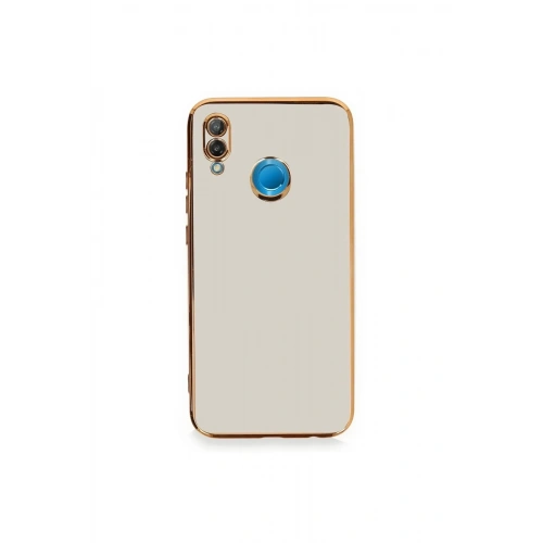 Mey İthalat®  Huawei P20 Lite Kılıf Volet Silikon - Beyaz