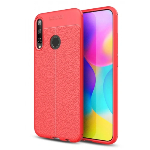 Mey İthalat®  Huawei P40 Lite E Kılıf Auto Focus Kapak - Kırmızı
