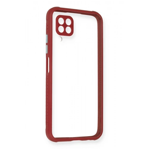 Mey İthalat®  Huawei P40 Lite Kılıf Miami Şeffaf Silikon - Fuşya