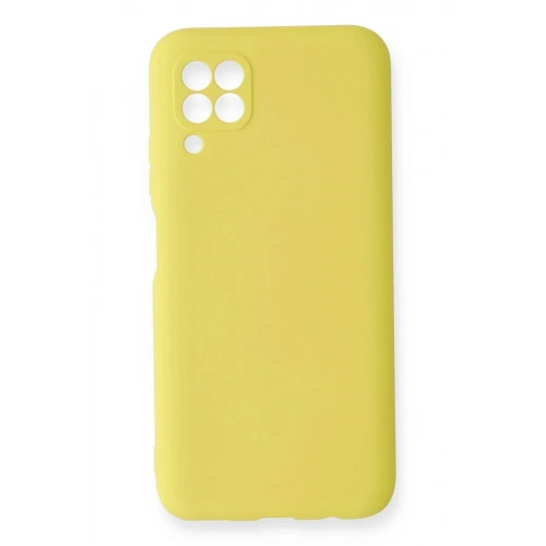 Mey İthalat®  Huawei P40 Lite Kılıf Nano içi Kadife Silikon - Sarı