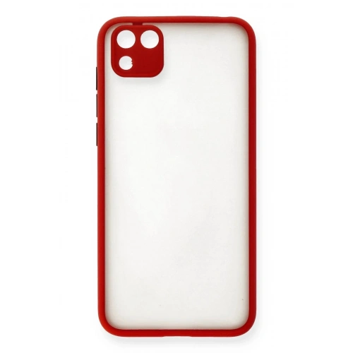Mey İthalat®  Huawei Y5P Kılıf Montreal Silikon Kapak - Kırmızı