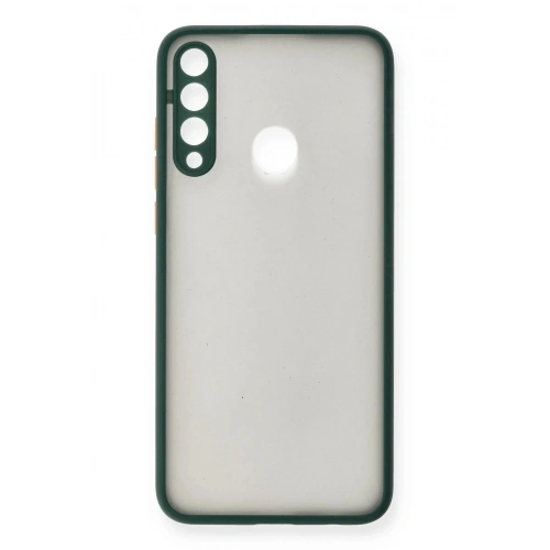 Mey İthalat®  Huawei Y6P Kılıf Montreal Silikon Kapak - Yeşil