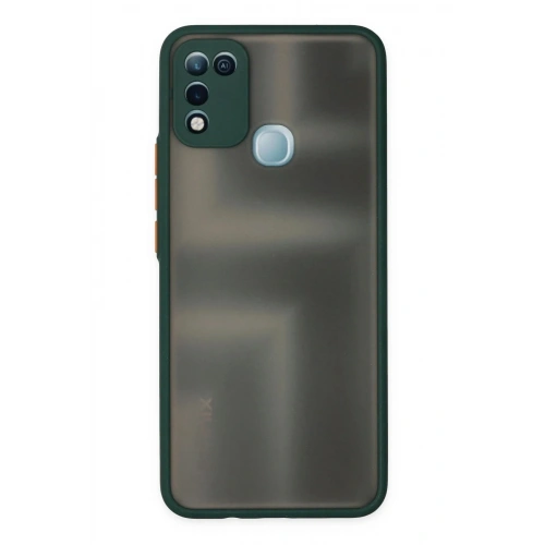 Mey İthalat®  İnfinix Hot 10 Play Kılıf Montreal Silikon Kapak - Yeşil