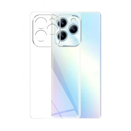 Mey İthalat®  İnfinix Hot 40i Kılıf Lüx Şeffaf Silikon