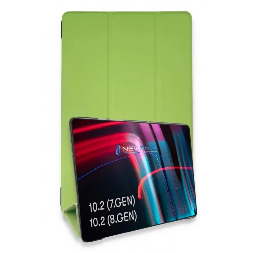 Mey İthalat®  iPad 10.2 (7.nesil) Kılıf Tablet Smart Kılıf - Açık Yeşil