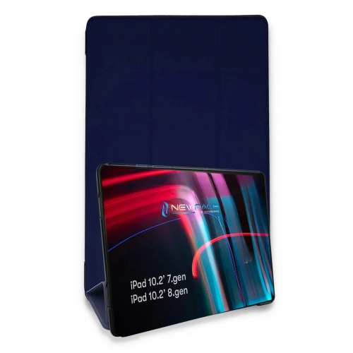 Mey İthalat®  iPad 10.2 (7.nesil) Kılıf Tablet Smart Kılıf - Lacivert