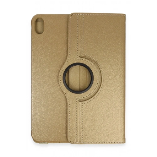 Mey İthalat®  iPad 2022 10.9 (10.nesil) Kılıf 360 Tablet Deri Kılıf - Gold