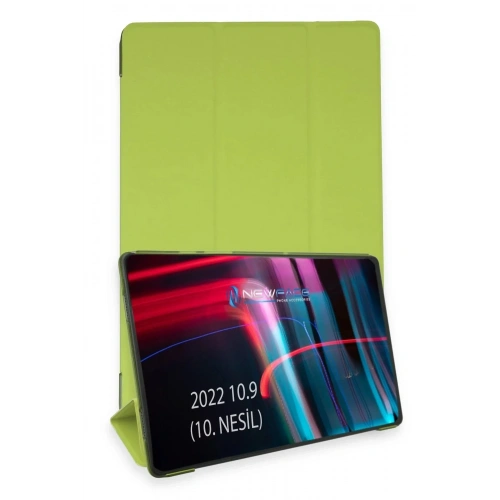 Mey İthalat®  iPad 2022 10.9 (10.nesil) Kılıf Tablet Smart Kılıf - Açık Yeşil