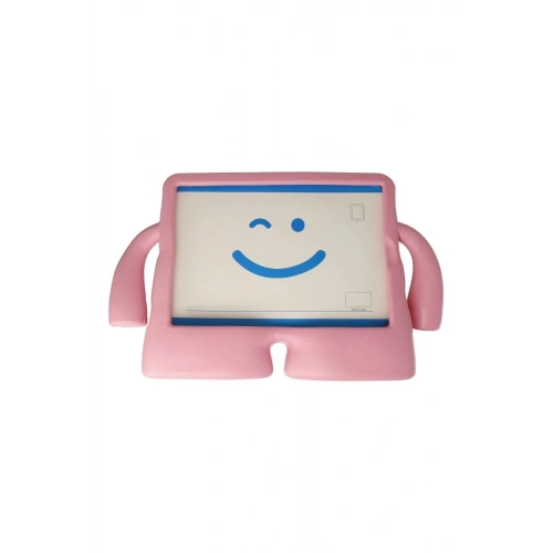 Mey İthalat®  iPad 4 9.7 Kılıf Karakter Tablet Silikon - Açık Pembe