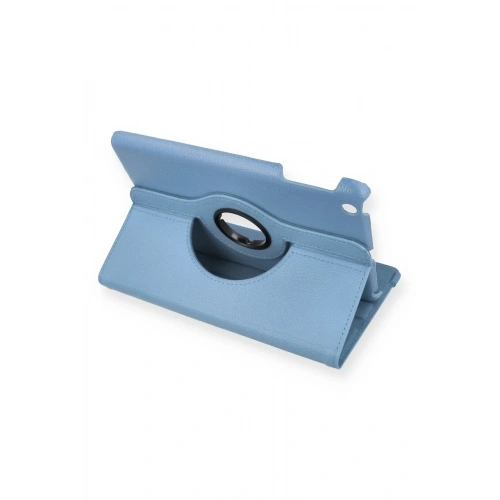 Mey İthalat®  iPad Mini 1 Kılıf 360 Tablet Deri Kılıf - Turkuaz