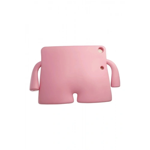 Mey İthalat®  iPad Mini 5 Kılıf Karakter Tablet Silikon - Açık Pembe