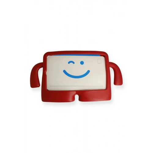 Mey İthalat®  iPad Mini 5 Kılıf Karakter Tablet Silikon - Kırmızı