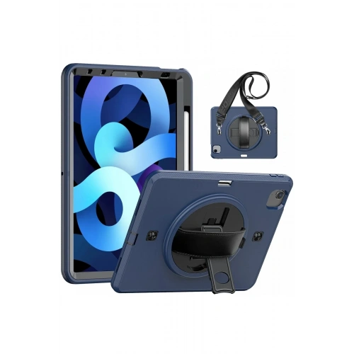 Mey İthalat®  iPad Pro 11 (2020) Kılıf Strap-C Otterbox Tablet Kapak - Lacivert