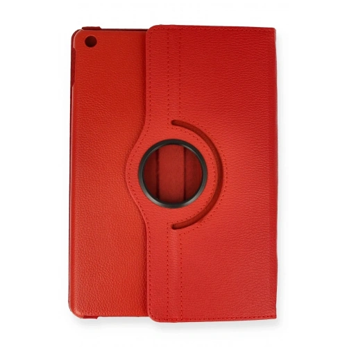 Mey İthalat®  iPad Pro 13 (2024) Kılıf 360 Tablet Deri Kılıf - Kırmızı