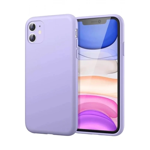 Mey İthalat®   iPhone 11 Kılıf First Silikon - Lila