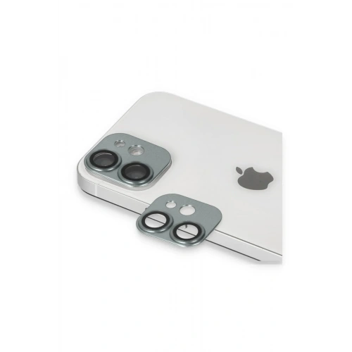 Mey İthalat®  iPhone 11 Pers Alüminyum Kamera Lens - Yeşil
