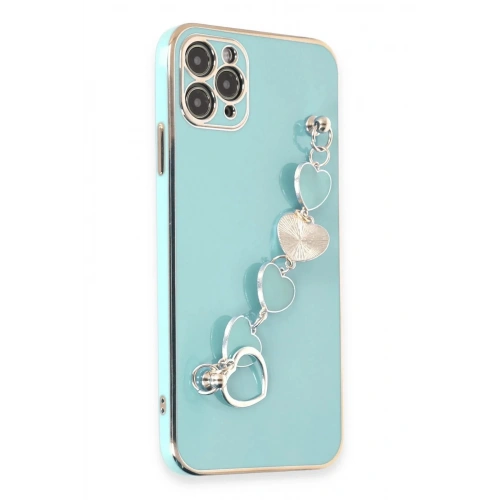 Mey İthalat®  iPhone 11 Pro Kılıf Esila Silikon - Su Yeşili
