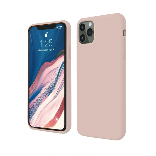 Mey İthalat®  iPhone 11 Pro Kılıf First Silikon - Rose Gold