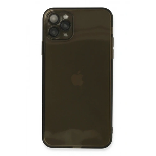 Mey İthalat®  iPhone 11 Pro Kılıf Fly Lens Silikon - Siyah