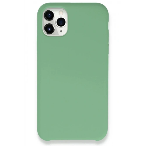 Mey İthalat®  iPhone 11 Pro Kılıf Lansman Legant Silikon - Yeşil