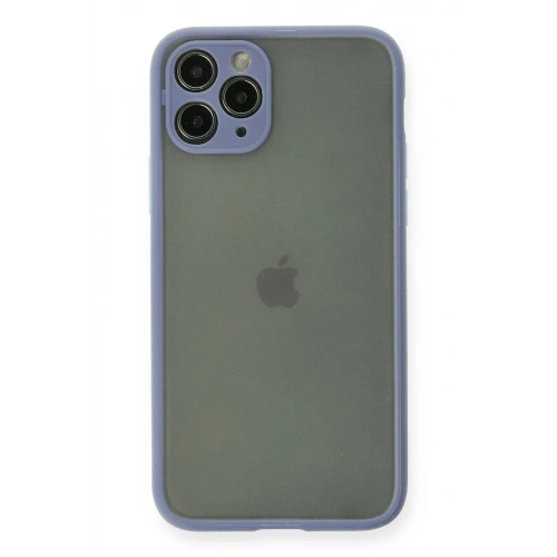 Mey İthalat®  iPhone 11 Pro Kılıf Montreal Silikon Kapak - Gri