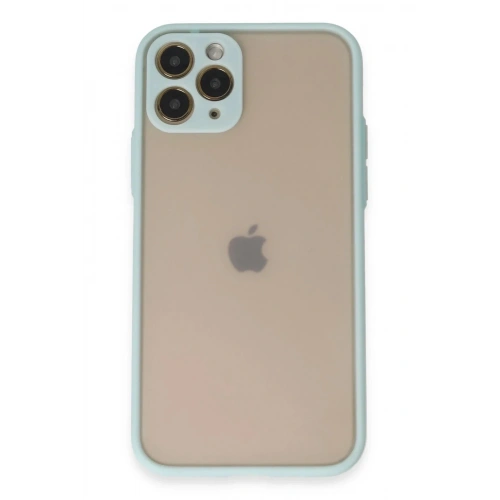 Mey İthalat®  iPhone 11 Pro Kılıf Montreal Silikon Kapak - Turkuaz
