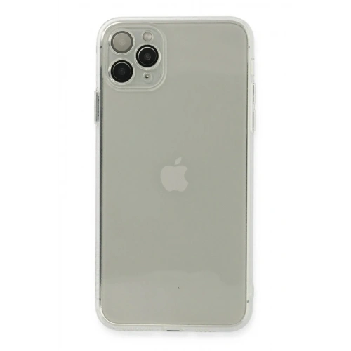 Mey İthalat®  iPhone 11 Pro Max Kılıf Fly Lens Silikon - Şeffaf