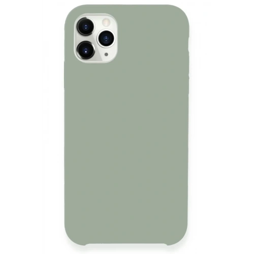 Mey İthalat®  iPhone 11 Pro Max Kılıf Lansman Legant Silikon - Açık Gri