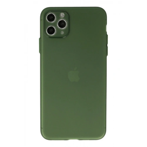Mey İthalat®  iPhone 11 Pro Max Kılıf Puma Silikon - Yeşil