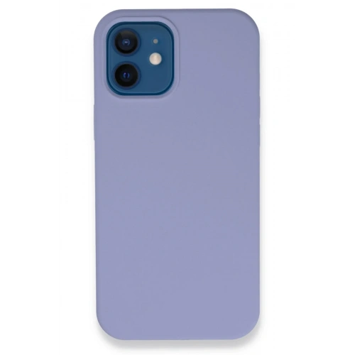 Mey İthalat®  iPhone 12 Kılıf Lansman Legant Silikon - Lila