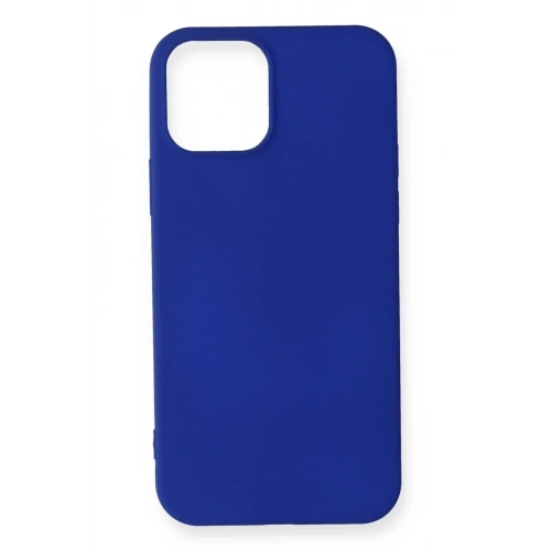 Mey İthalat®  iPhone 12 Mini Kılıf First Silikon - Lacivert