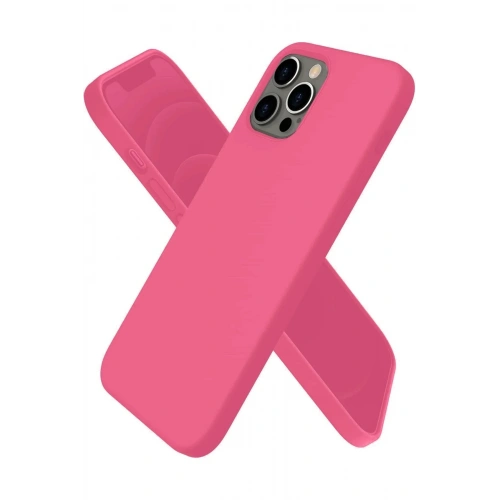 Mey İthalat®  iPhone 12 Pro Kılıf First Silikon - Pembe