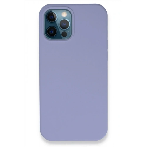 Mey İthalat®  iPhone 12 Pro Kılıf Lansman Legant Silikon - Lila