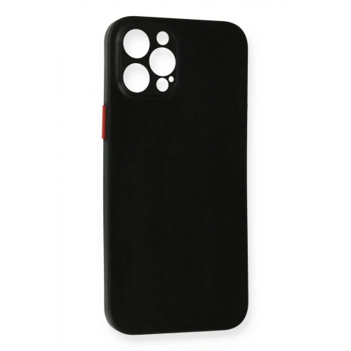 Mey İthalat®  iPhone 12 Pro Kılıf PP Ultra İnce Kapak - Siyah
