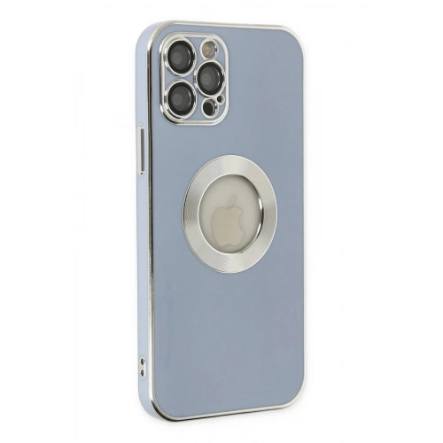 Mey İthalat®  iPhone 12 Pro Kılıf Store Silikon - Sierra Blue