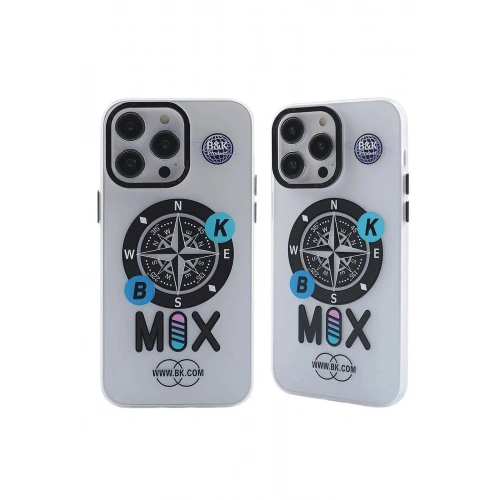 Mey İthalat®  iPhone 12 Pro Max Kılıf Apollo Magneticsafe Desenli Kapak - Apollo Şeffaf - 3