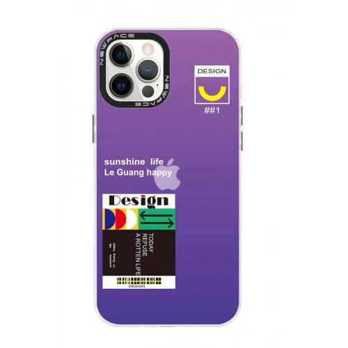 Mey İthalat®  iPhone 12 Pro Max Kılıf Estoril Desenli Kapak - Estoril - 4
