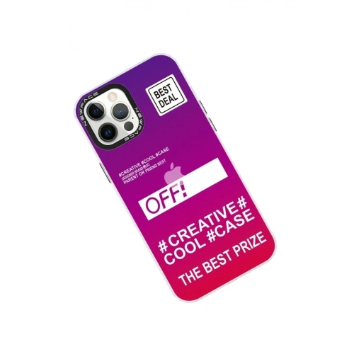 Mey İthalat®  iPhone 12 Pro Max Kılıf Estoril Desenli Kapak - Estoril - 9