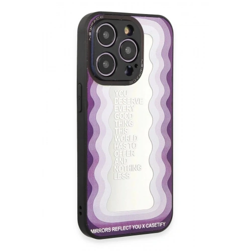 Mey İthalat®  iPhone 12 Pro Max Kılıf Mirror Desenli Kapak - Mirror - 5