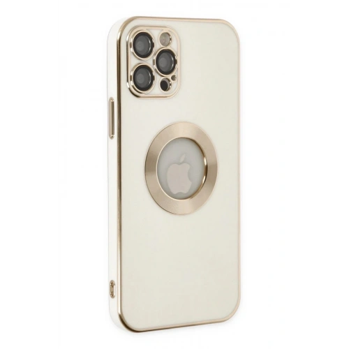 Mey İthalat®  iPhone 12 Pro Max Kılıf Store Silikon - Beyaz