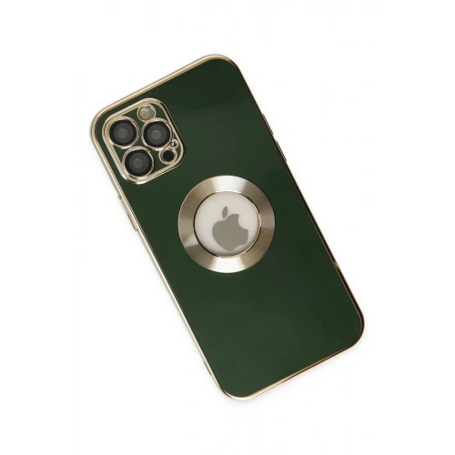 Mey İthalat®  iPhone 12 Pro Max Kılıf Store Silikon - Yeşil