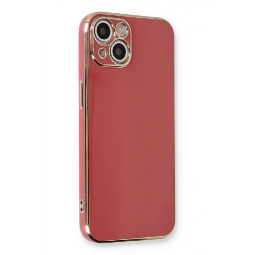 Mey İthalat®  iPhone 13 Kılıf Volet Silikon - Kırmızı
