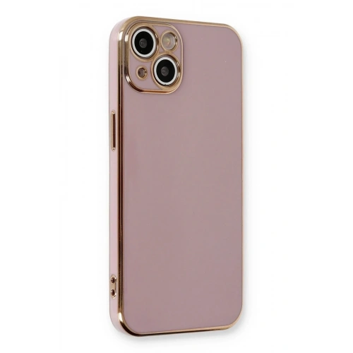 Mey İthalat®  iPhone 13 Kılıf Volet Silikon - Mor