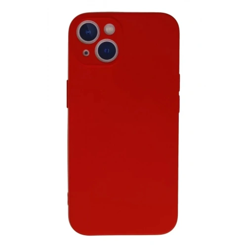 Mey İthalat®  iPhone 13 Mini Kılıf Nano içi Kadife Silikon - Kırmızı