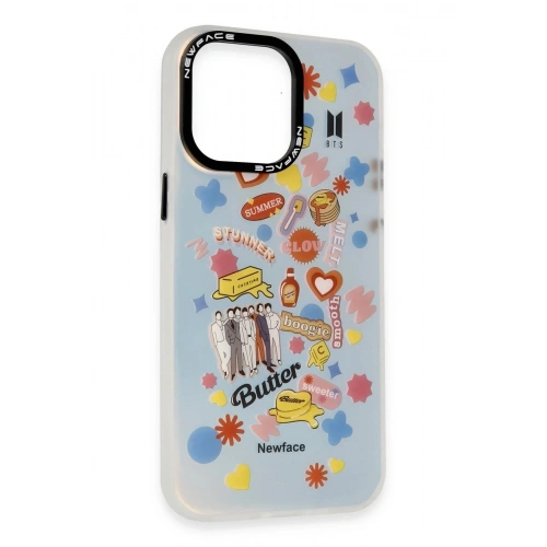 Mey İthalat®  iPhone 13 Pro Kılıf Estoril Desenli Kapak - Estoril - 16