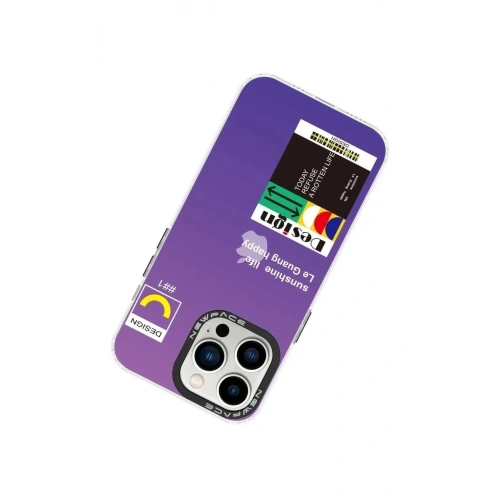 Mey İthalat®  iPhone 13 Pro Kılıf Estoril Desenli Kapak - Estoril - 4