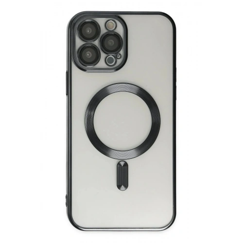 Mey İthalat®  iPhone 13 Pro Kılıf Kross Magneticsafe Kapak - Siyah
