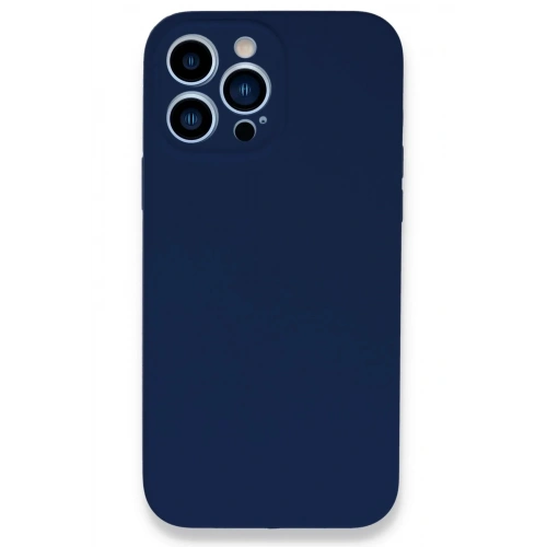 Mey İthalat®  iPhone 13 Pro Kılıf Lansman Legant Silikon - Lacivert