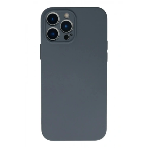Mey İthalat®  iPhone 13 Pro Kılıf Nano içi Kadife Silikon - Gri