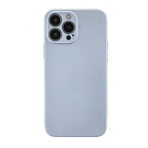 Mey İthalat®  iPhone 13 Pro Kılıf Nano içi Kadife Silikon - Sky Blue